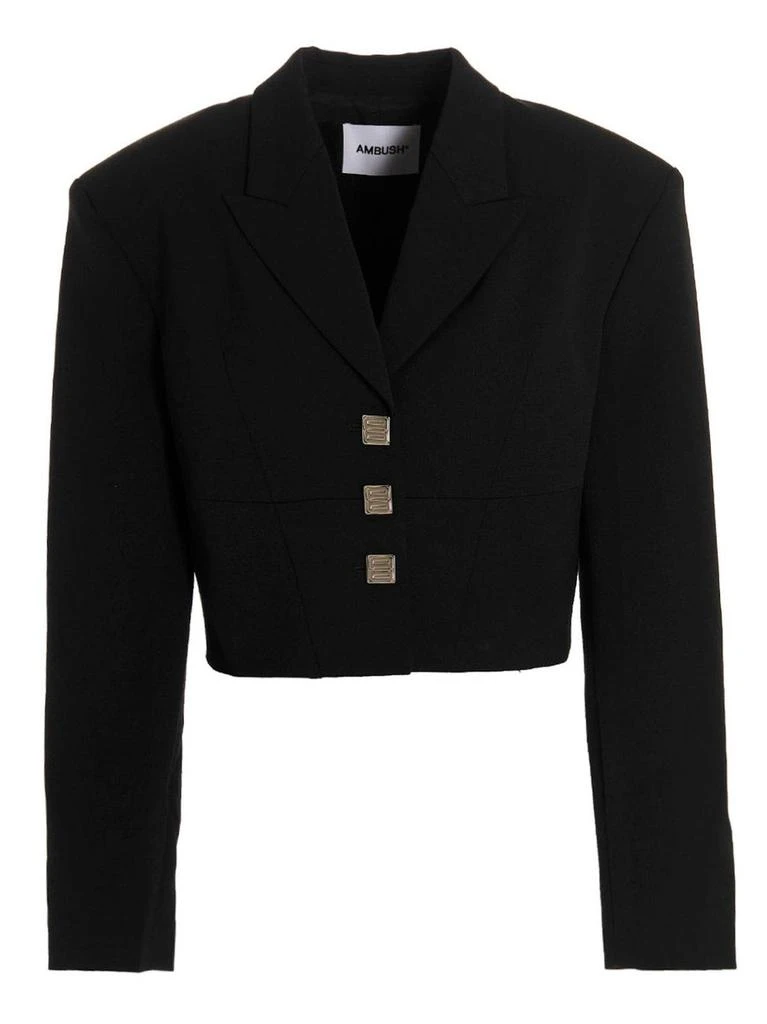 商品Ambush|AMBUSH Buttoned Cropped Blazer,价格¥4305,第1张图片