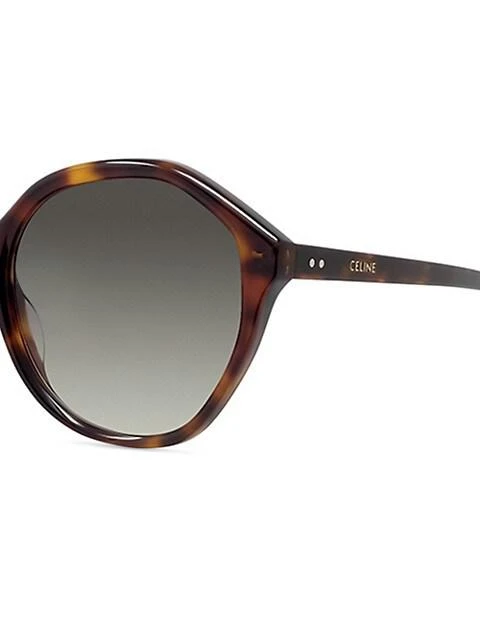 商品Celine|54MM Geometric Sunglasses,价格¥2836,第3张图片详细描述