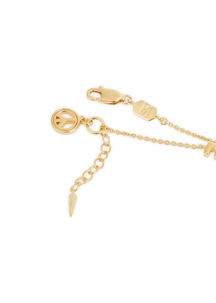 商品Missoma|Love 18kt gold-plated bracelet,价格¥948,第3张图片详细描述