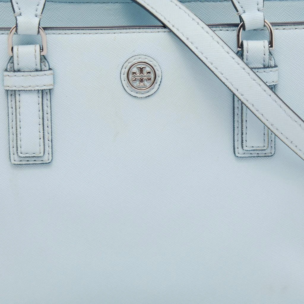 商品[二手商品] Tory Burch|Tory Burch Light Blue Saffiano Leather Robinson East West Satchel,价格¥1154,第5张图片详细描述