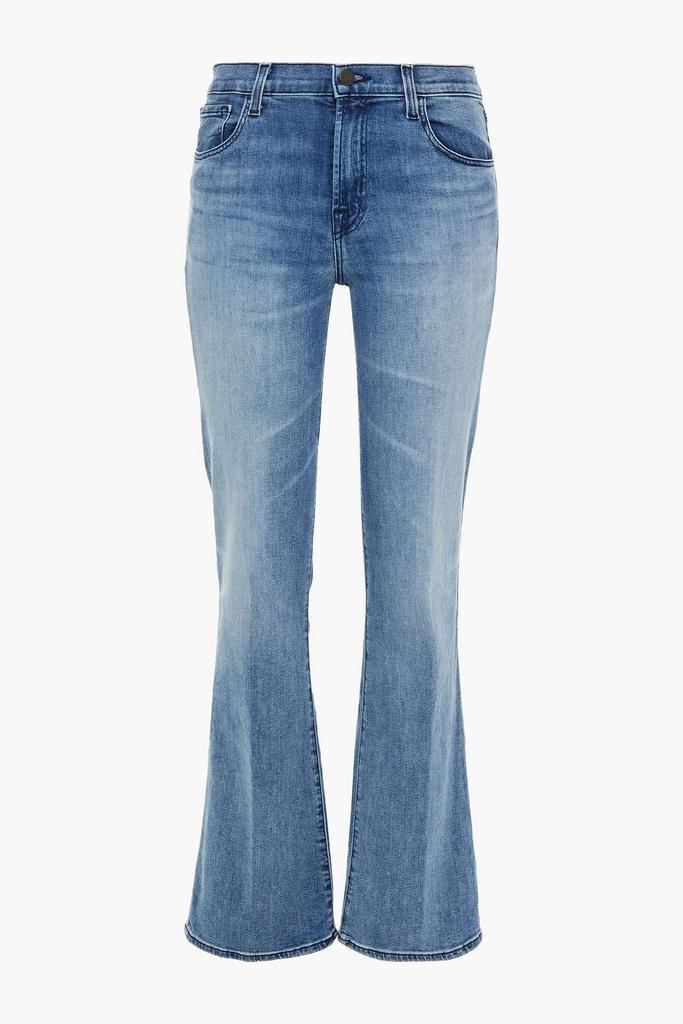 商品J Brand|Sallie faded mid-rise bootcut jeans,价格¥819,第5张图片详细描述