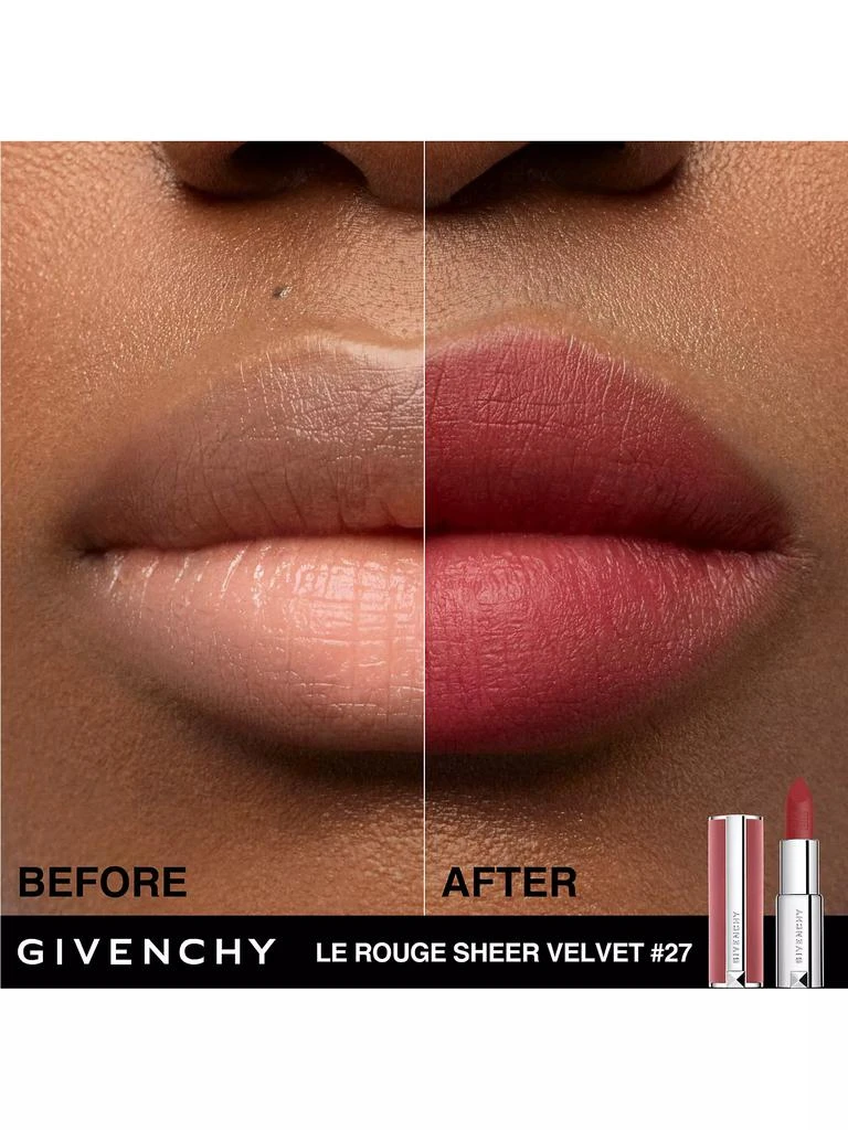 商品Givenchy|Le Rouge Sheer Velvet Lipstick,价格¥331,第5张图片详细描述