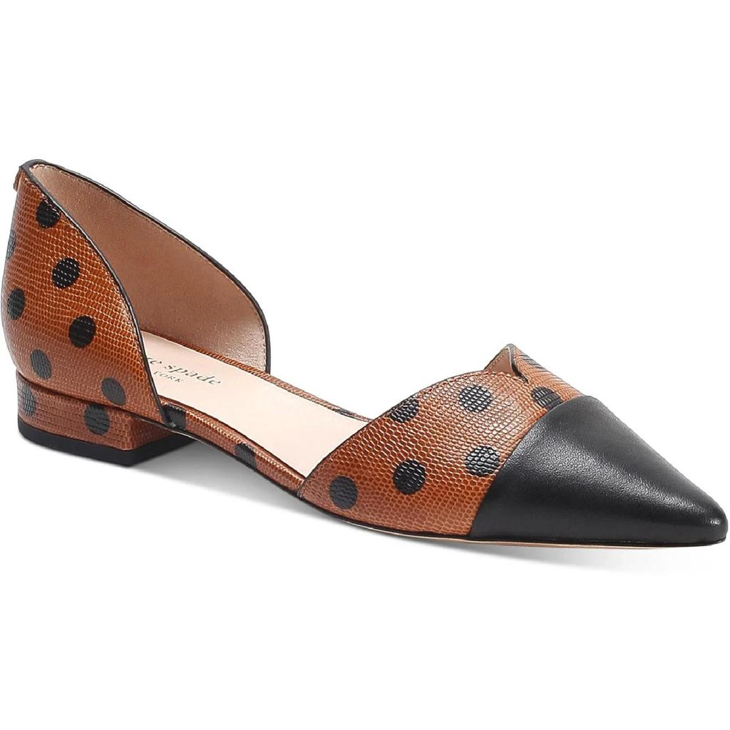 商品Kate Spade|Kate Spade New York Womens Maison Leather Pointed Toe D'Orsay,价格¥500,第2张图片详细描述