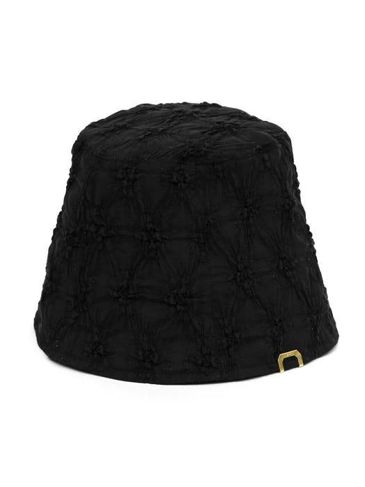 商品UNDERCONTROL STUDIO|Stand Bucket Hat - Flower Embo (Dawn Black),价格¥494,第2张图片详细描述