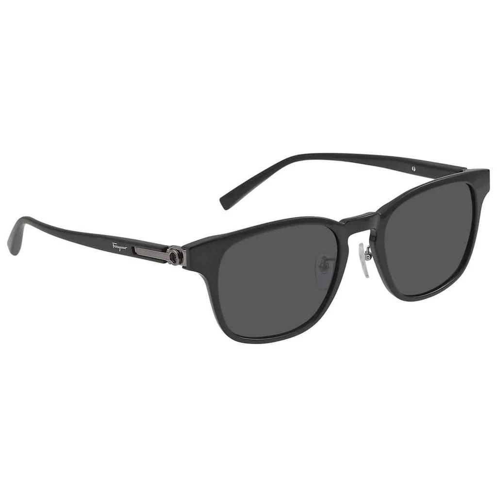 商品Salvatore Ferragamo|Salvatore Ferragamo Dark Grey Square Mens Sunglasses SF1021SA 001 55,价格¥596,第1张图片