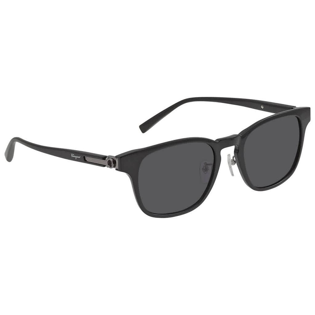 商品Salvatore Ferragamo|Salvatore Ferragamo Dark Grey Square Mens Sunglasses SF1021SA 001 55,价格¥569,第1张图片