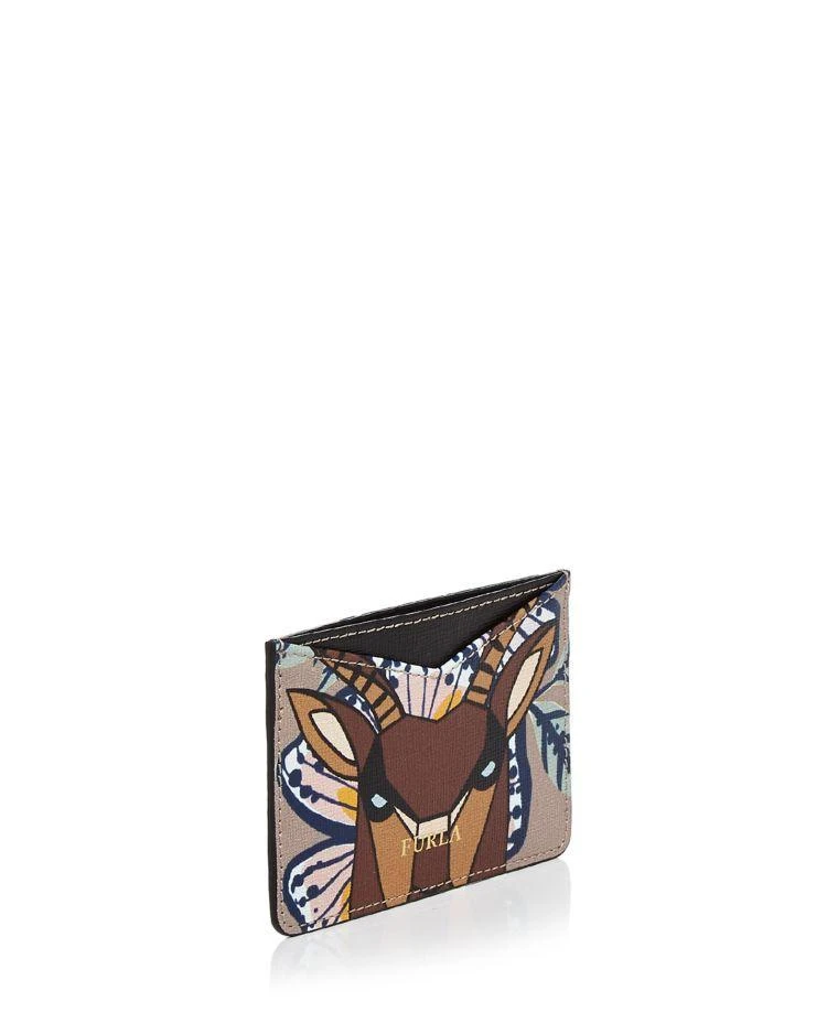 商品Furla|Gioia Printed Leather Card Case,价格¥509,第3张图片详细描述