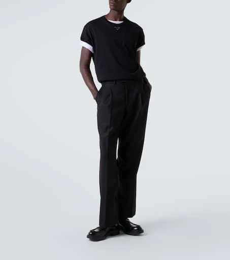 商品Prada|Cotton T-shirt,价格¥8291,第2张图片详细描述