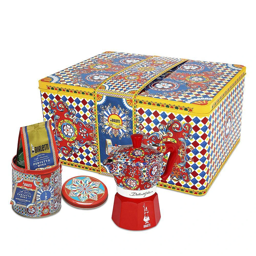 商品Bialetti|Dolce&Gabbana Moka Coffee Maker and Cafe Perfetto Coffee Set,价格¥971,第1张图片