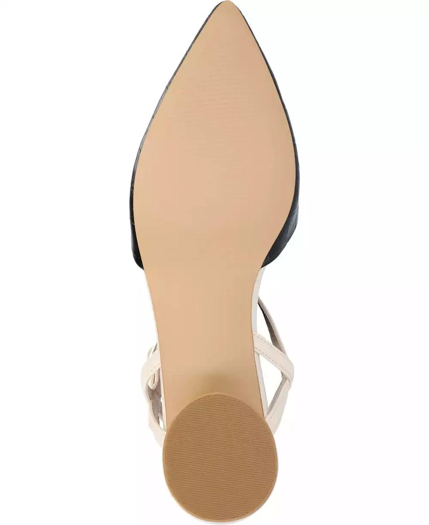 商品Journee Collection|Women's Brynn Block Heel Pointed Toe Flats,价格¥309,第5张图片详细描述