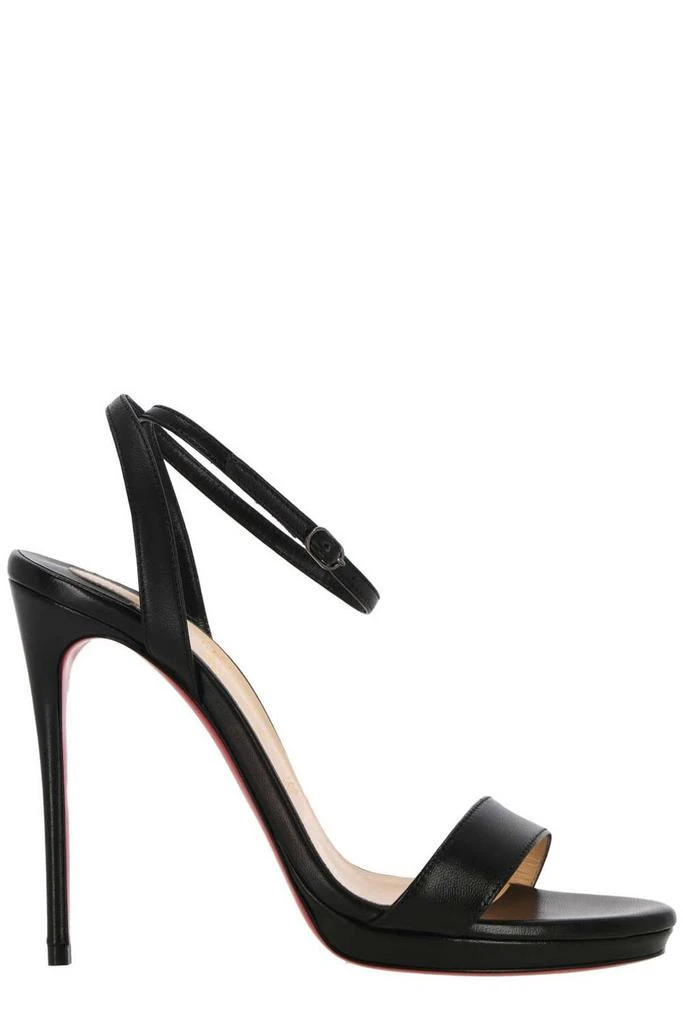 商品Christian Louboutin|Christian Louboutin Loubi Queen Open Toe Sandals,价格¥5421,第1张图片