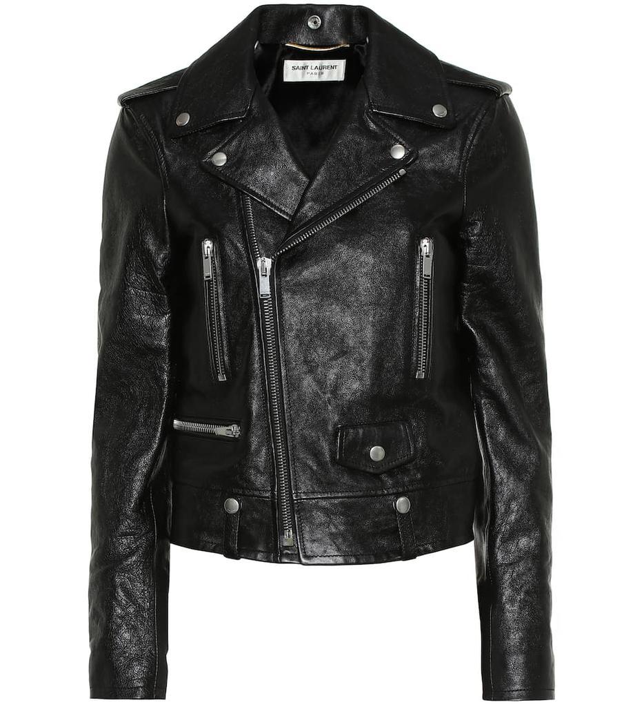 商品Yves Saint Laurent|Leather jacket,价格¥31378,第1张图片