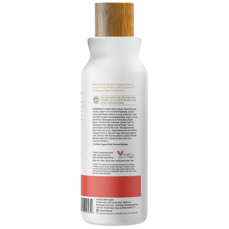 商品Raw Sugar|The Bounce Back Shampoo Mango Butter + Agave + Carrot Oil,价格¥74,第4张图片详细描述