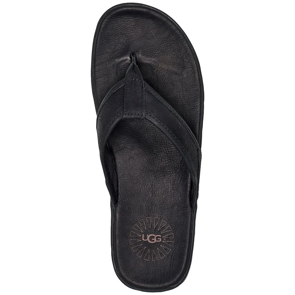 商品UGG|Men's Seaside Leather Lightweight Flip-Flop Sandal,价格¥603,第5张图片详细描述