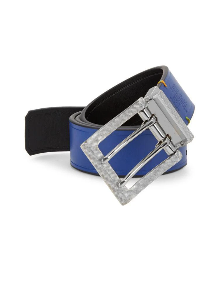 商品Robert Graham|Koa Reversible Faux Leather Belt,价格¥160,第4张图片详细描述