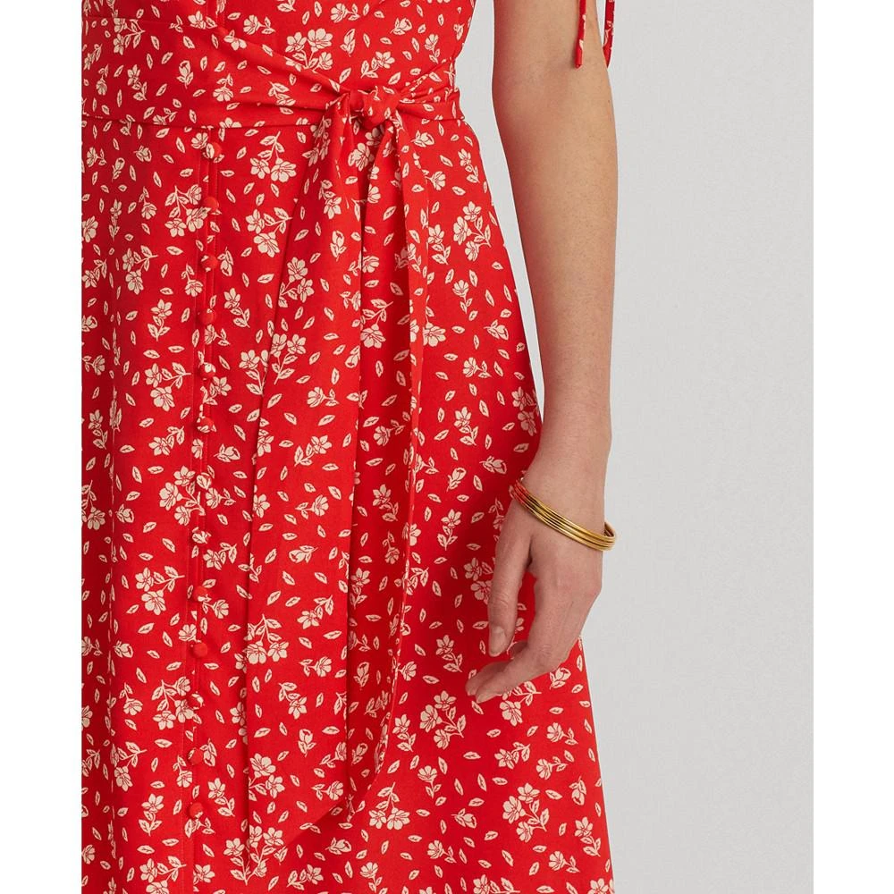 商品Ralph Lauren|Floral Crepe Midi Dress,价格¥748,第3张图片详细描述