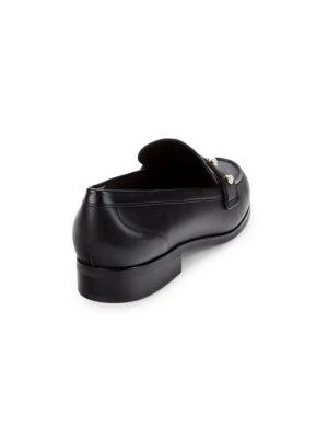 商品Stuart Weitzman|Owen Leather Faux Pearl Penny Loafers,价格¥1619,第3张图片详细描述