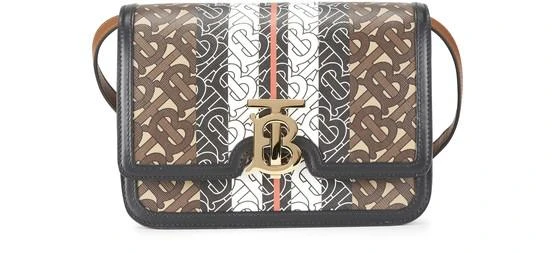 商品Burberry|TB 花押环保帆布条纹 手袋,价格¥8621,第1张图片
