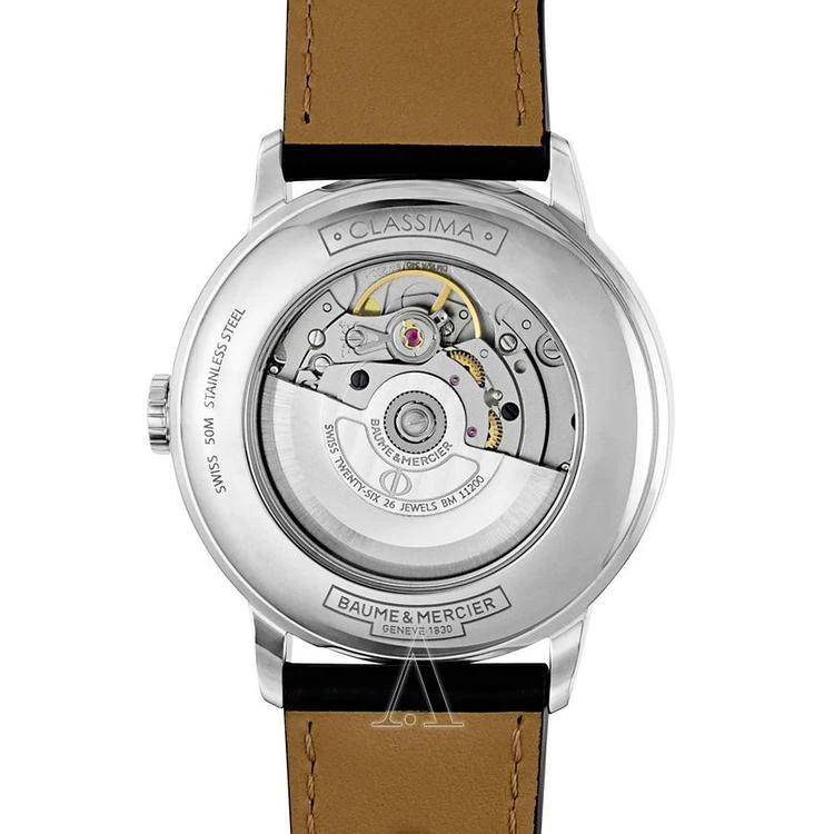 商品Baume and Mercier|名仕 Classima Executives系列玫瑰金瑞士自动机械男表特卖,价格¥14067,第2张图片详细描述