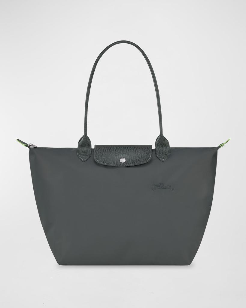 商品Longchamp|Le Pliage Green Large Nylon Tote Bag,价格¥1152,第1张图片