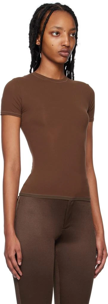 商品SKIMS|Brown Fits Everybody T-Shirt,价格¥431,第2张图片详细描述