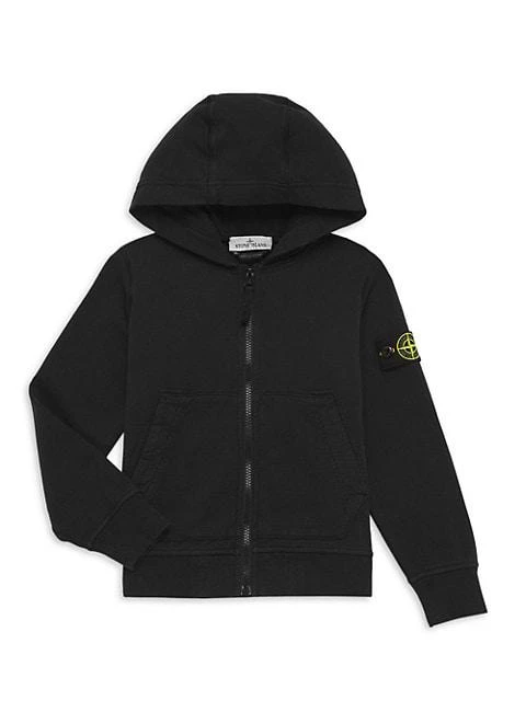 商品Stone Island|Little Boy's &amp; Boy's Hooded Track Sweatshirt,价格¥862,第1张图片