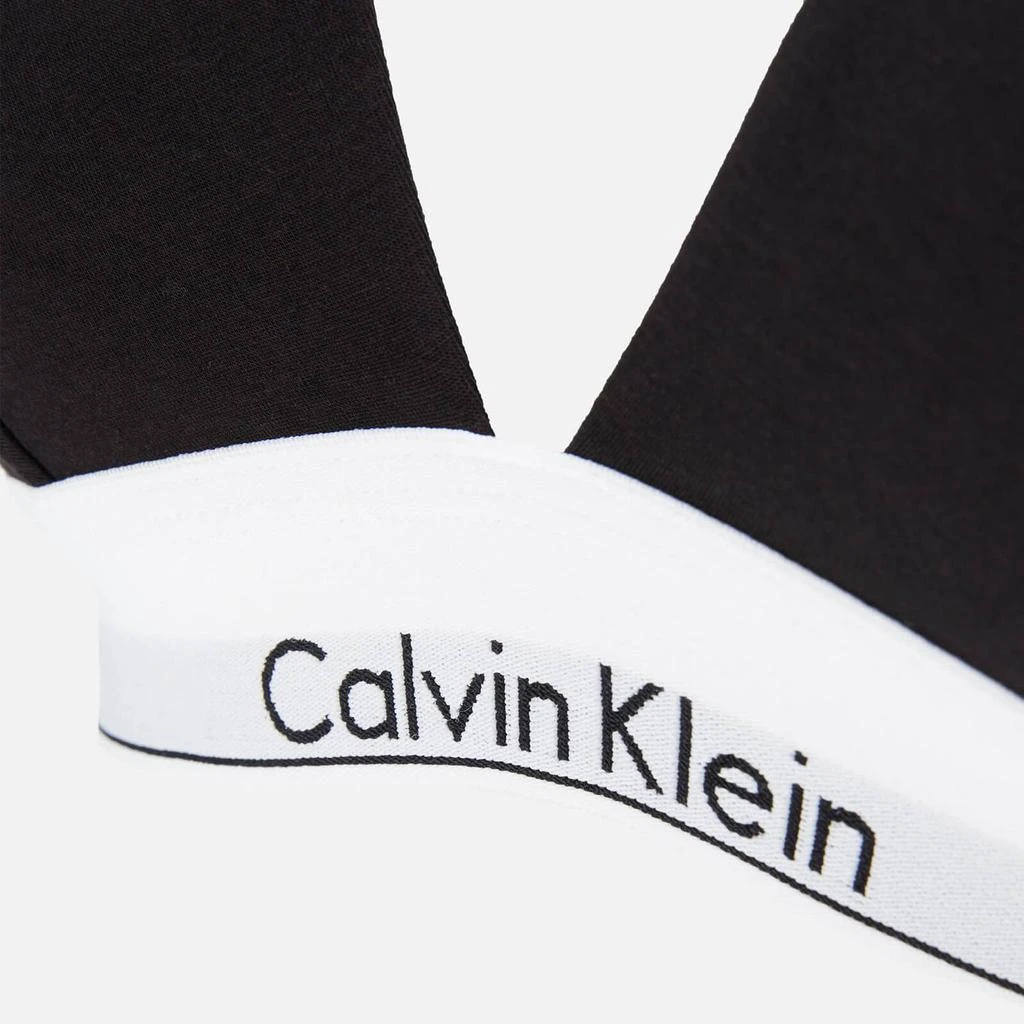 商品Calvin Klein|Calvin Klein Women's Triangle Bra Black,价格¥268,第3张图片详细描述