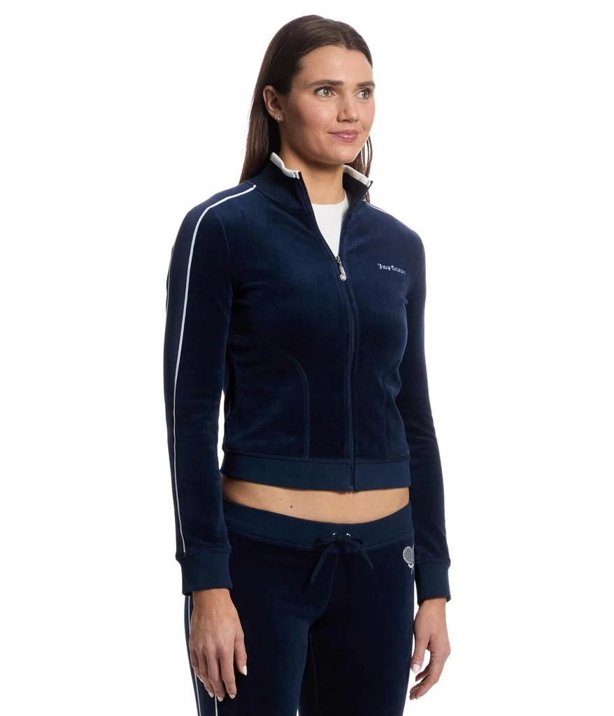 商品Juicy Couture|Heritage Mock Neck Track Jacket with Back Graphic,价格¥775,第2张图片详细描述