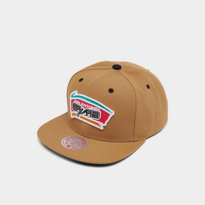 Mitchell & Ness San Antonio Spurs NBA Wheat Hardwood Classics Snapback Hat 商品