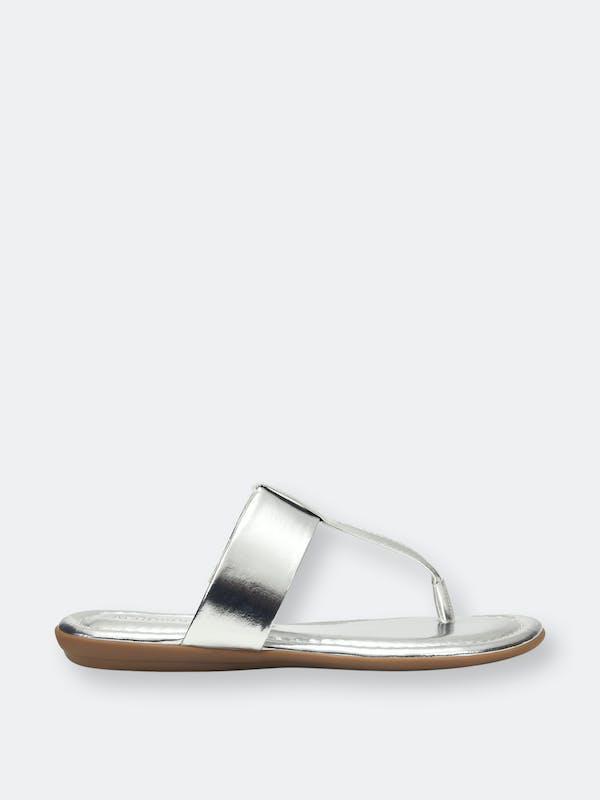 商品Aerosoles|Catty Sandal Silver Metallic (Grey),价格¥443,第1张图片