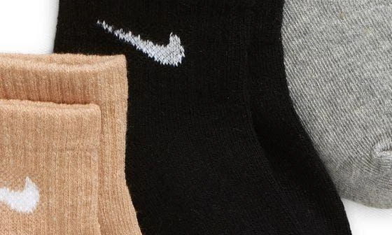 商品NIKE|Logo Assorted 6-Pack Crew Socks,价格¥75,第3张图片详细描述