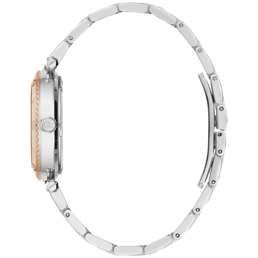 商品GUESS|Gc Muse Women's Swiss Two-Tone Stainless Steel Bracelet Watch 34mm,价格¥2815,第4张图片详细描述