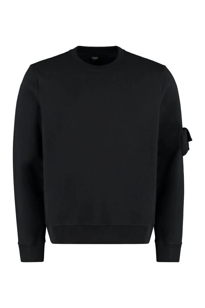 商品Fendi|FENDI COTTON CREW-NECK SWEATSHIRT,价格¥3926,第1张图片