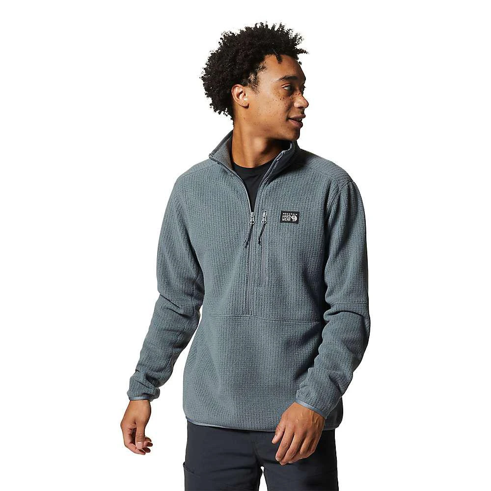 商品Mountain Hardwear|Mountain Hardwear Men's Explore Fleece Half Zip Top,价格¥758,第3张图片详细描述