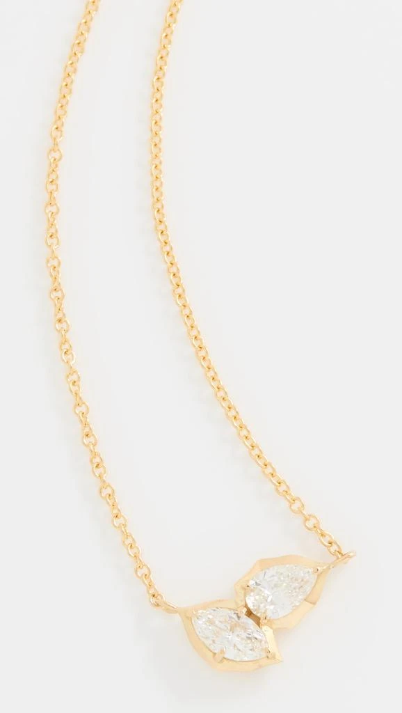 商品Jade Trau|Jade Trau 18k Poppy Two-Stone Pendant,价格¥20323,第2张图片详细描述