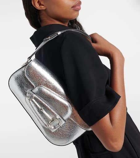 Horsebit 1955 metallic leather shoulder bag 商品