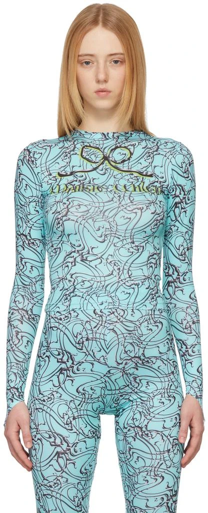 商品Maisie Wilen|SSENSE Exclusive Blue Body Shop T-Shirt,价格¥682,第1张图片