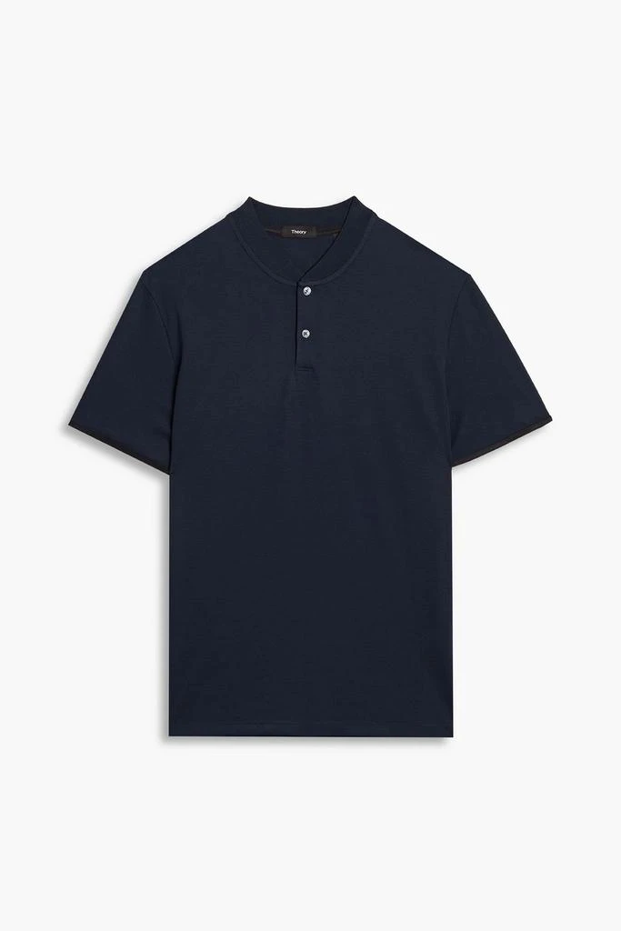 商品Theory|Berk  Pima cotton-blend jersey polo shirt,价格¥285,第1张图片