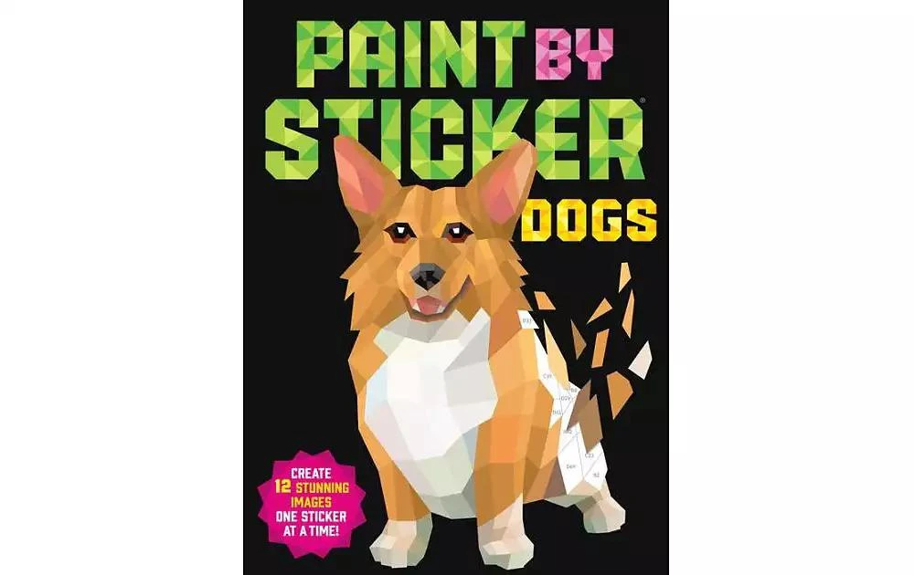 商品Barnes & Noble|Paint by Sticker- Dogs- Create 12 Stunning Images One Sticker at a Time! by Workman Publishing,价格¥126,第1张图片