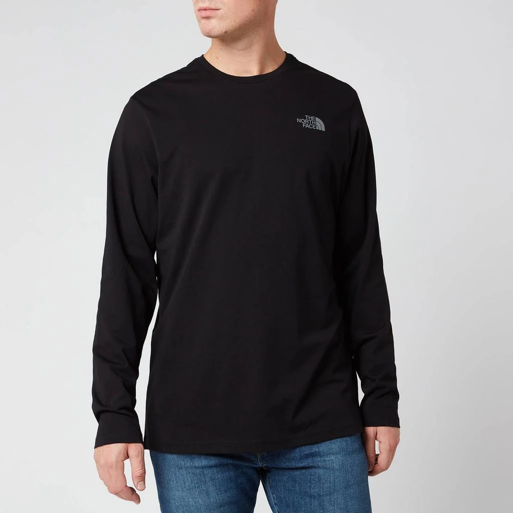 商品The North Face|The North Face Men's Long Sleeve Easy T-Shirt - TNF Black/Zinc Grey,价格¥322,第1张图片