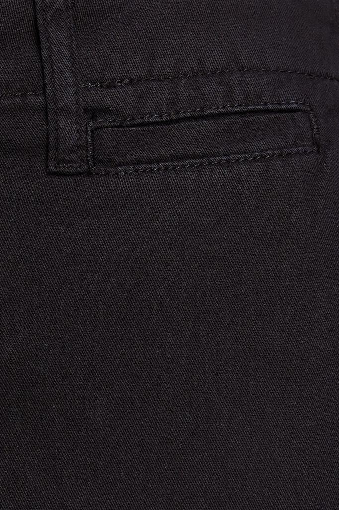 商品FRAME|Le Tomboy cropped distressed cotton-twill straight-leg pants,价格¥941,第4张图片详细描述