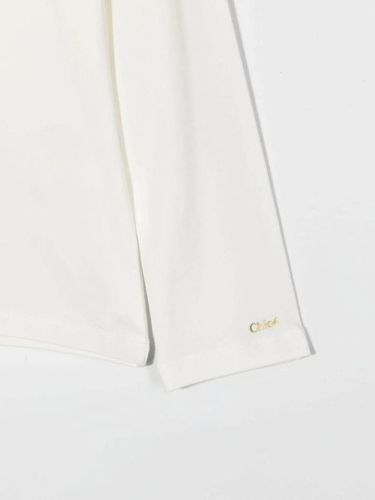商品Chloé|Chloé Kids Turtleneck In White Jersey,价格¥843,第3张图片详细描述