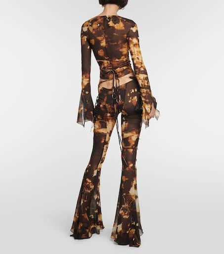 商品KNWLS|Printed silk-blend chiffon blouse,价格¥3608,第3张图片详细描述