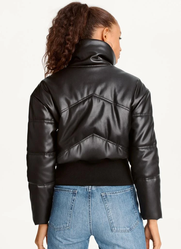 商品DKNY|Faux Leather Cropped Bomber,价格¥873,第5张图片详细描述