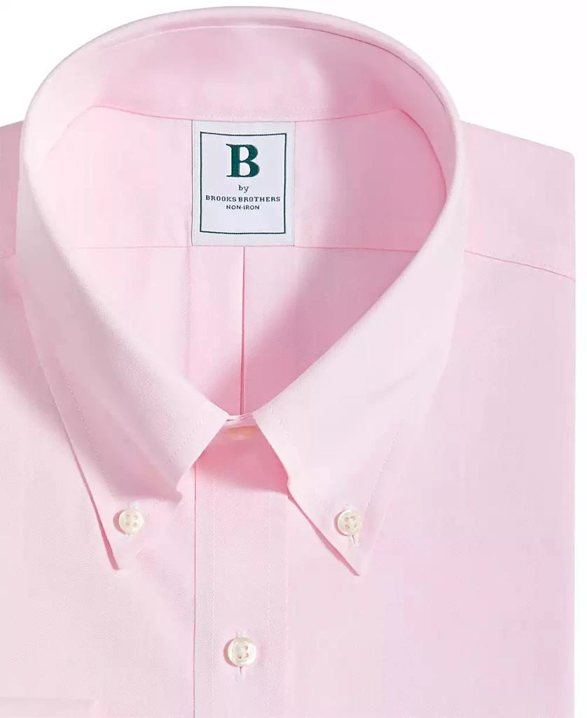 商品Brooks Brothers|Men's Regular Fit Non-Iron Solid Dress Shirt,价格¥449,第5张图片详细描述