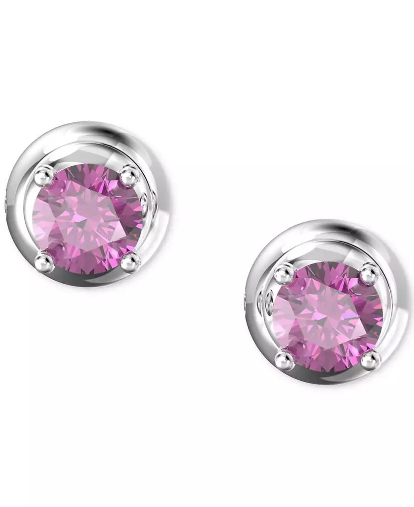 商品Swarovski|Faceted Color Crystal Small Stud Earrings,价格¥592,第2张图片详细描述