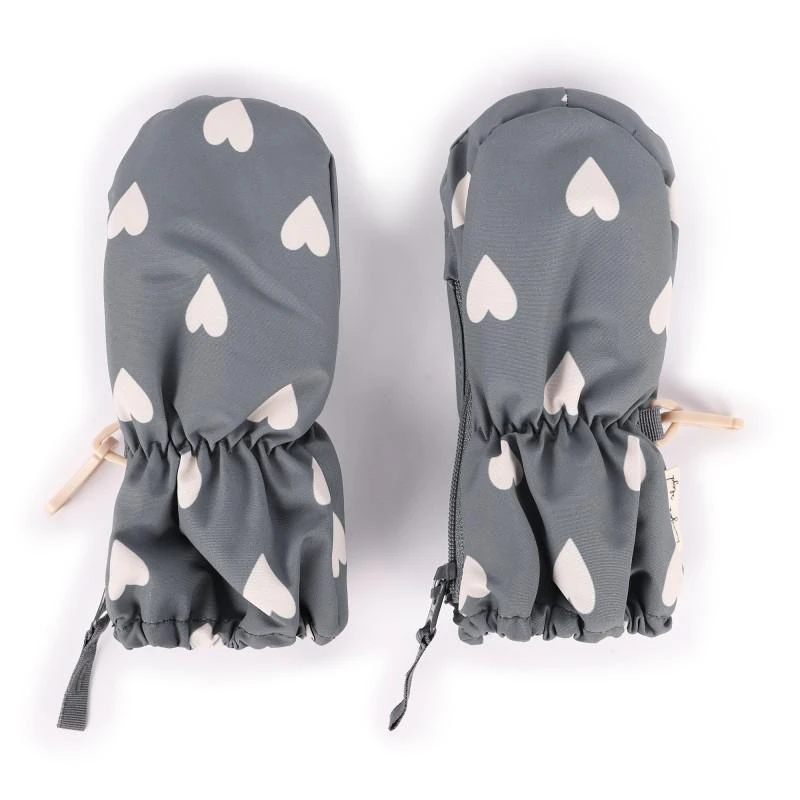 商品Konges Sløjd|Baby nohr snow mittens in grey,价格¥387,第2张图片详细描述