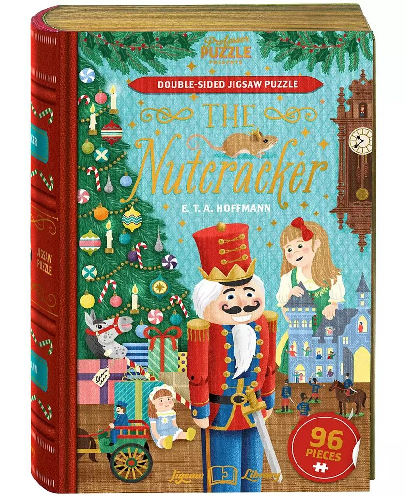 商品University Games|Professor Puzzle E.T.A. Hoffman's the Nutcracker Double-Sided Jigsaw Puzzle, 96 Pieces,价格¥98,第1张图片