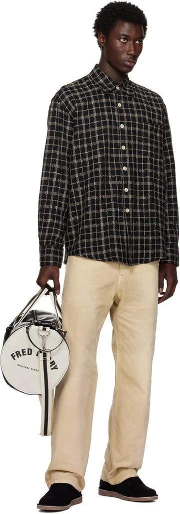 商品Fred Perry|Black Classic Barrel Bag,价格¥772,第4张图片详细描述