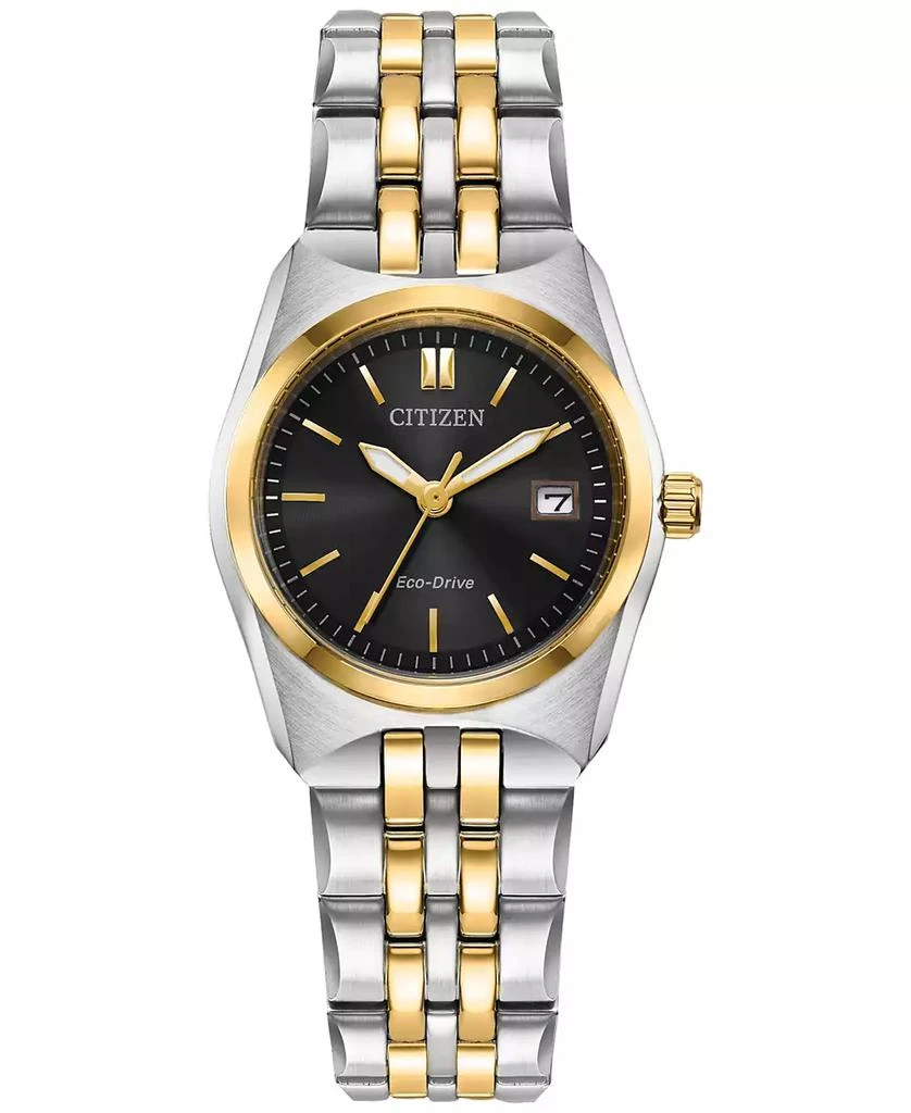 商品Citizen|Eco-Drive Women's Corso Two-Tone Stainless Steel Bracelet Watch 28mm,价格¥2142,第1张图片